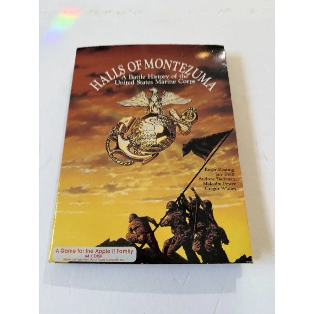 Halls of Montezuma Marine Corps SSG Apple II PC Game Complete‎ Battle History